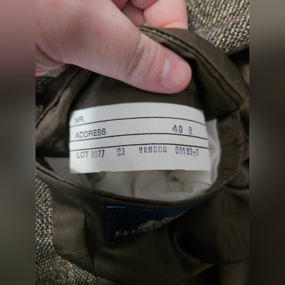 Stafford Tweed Men’s 2 Button Blazer Jacket Size 40R Tailored In The U.S! - Picture 10 of 10